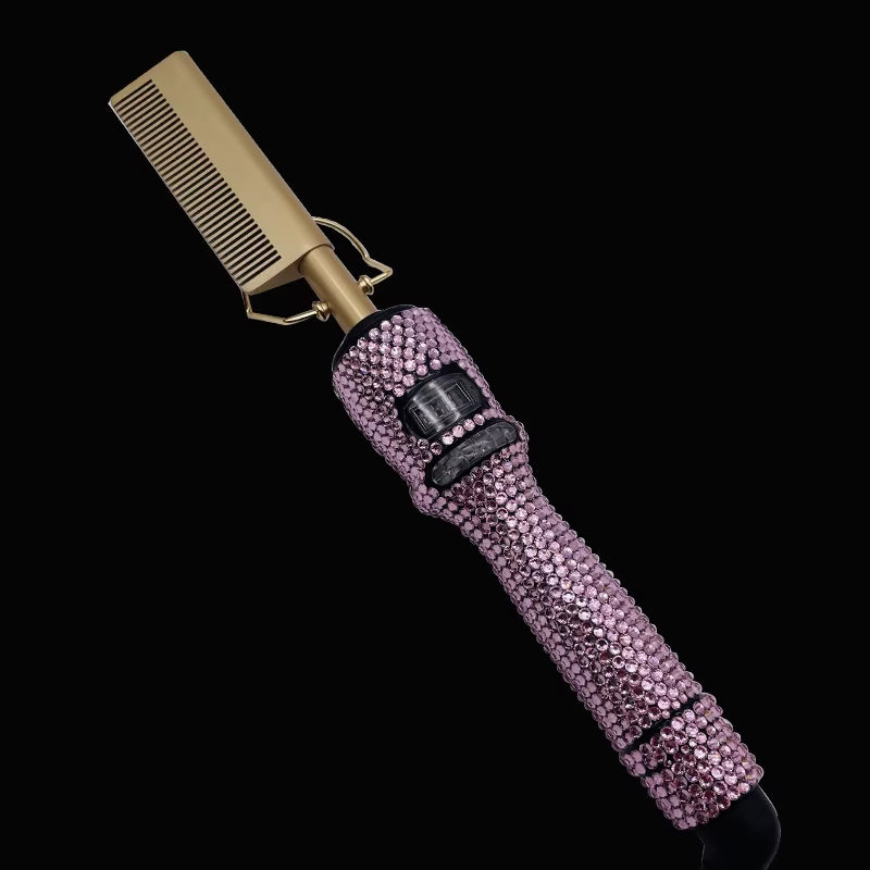 Hot Comb Straight Curling Electric Comb for American African Hair Pente Quente Peigne Chauffant Lisseur Cheveux Styling Tools