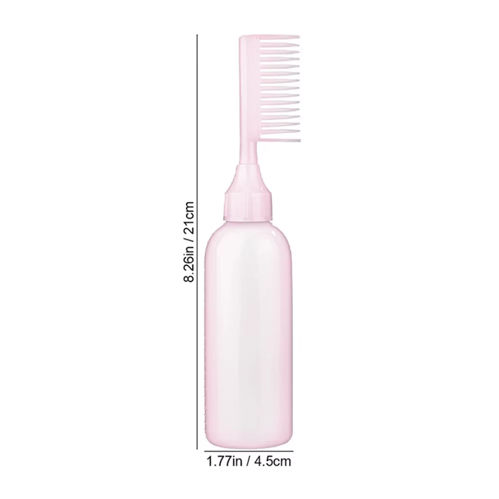 Hair Dye Applicator Brush Bottles anti Static Massage Hair Brush Massage Combs Silicone Head Wash Brush Salon Hair Styling Tools