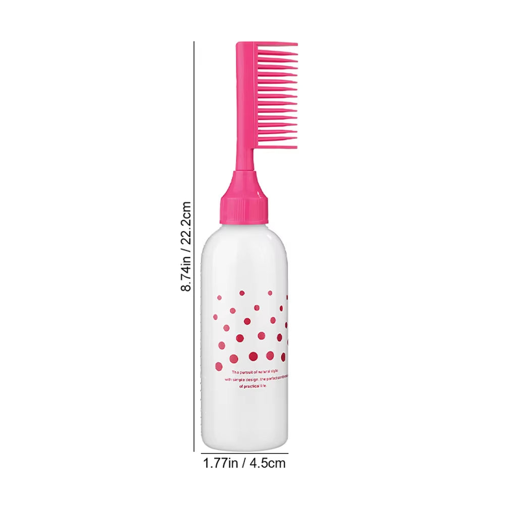Hair Dye Applicator Brush Bottles anti Static Massage Hair Brush Massage Combs Silicone Head Wash Brush Salon Hair Styling Tools