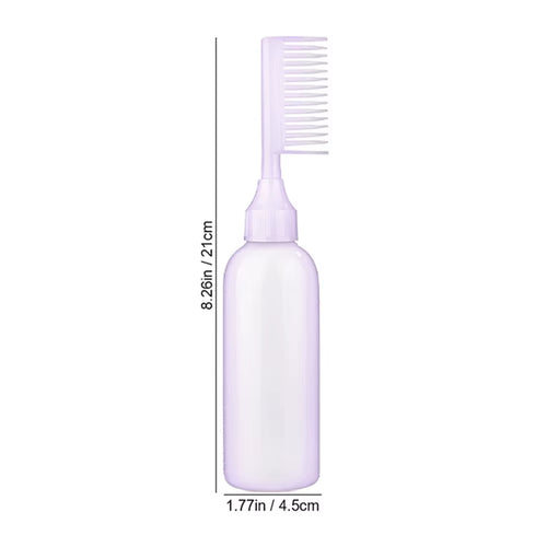 Hair Dye Applicator Brush Bottles anti Static Massage Hair Brush Massage Combs Silicone Head Wash Brush Salon Hair Styling Tools
