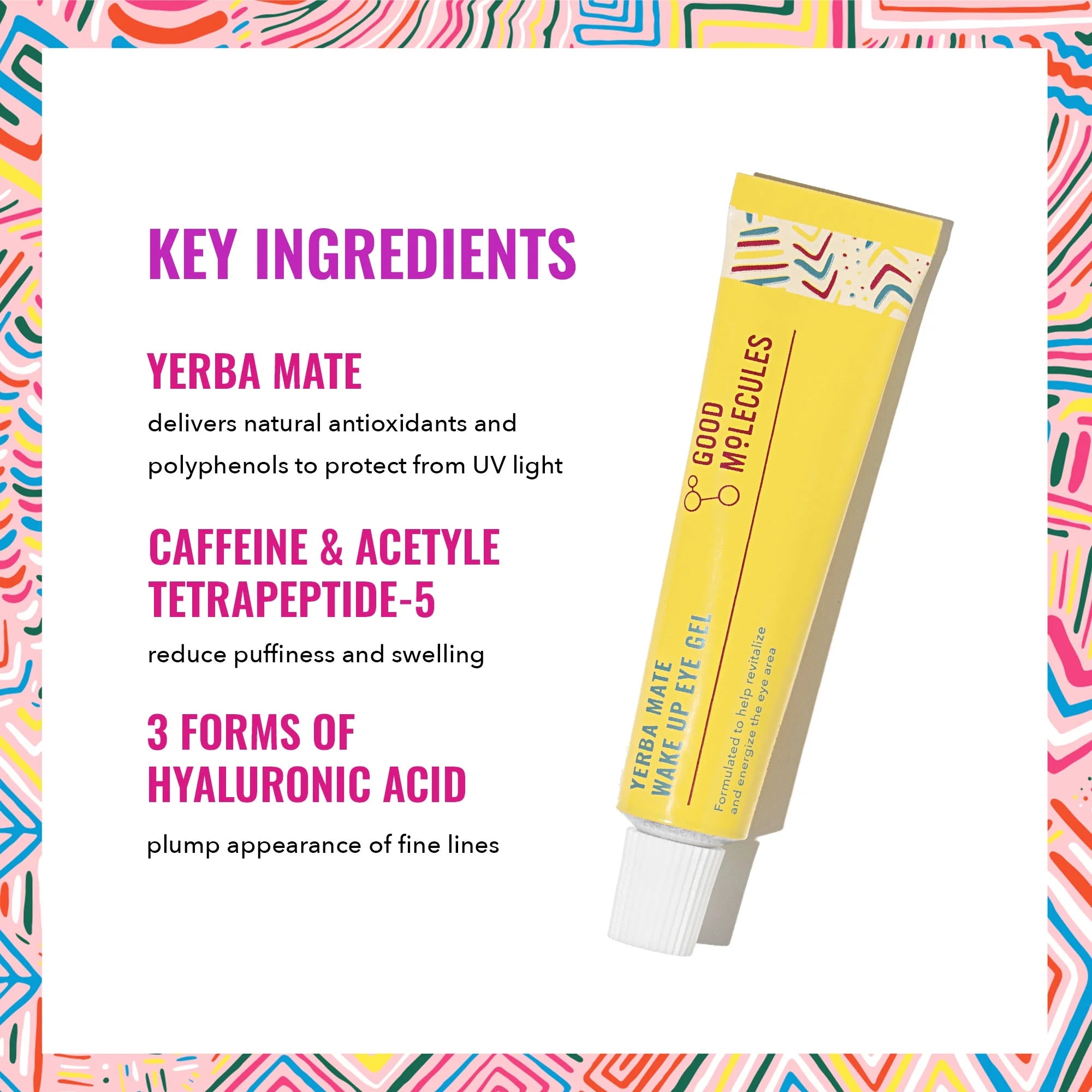 Yerba Mate Wake up Eye Gel - 0.5 Fl Oz